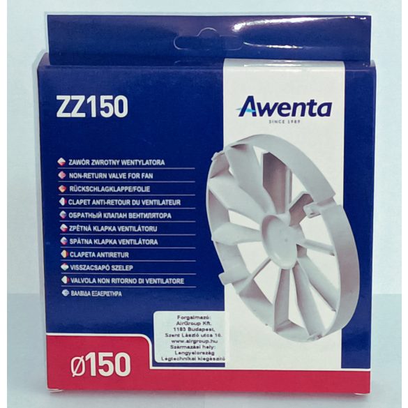 visszacsapó szelep Awenta ZZ150
