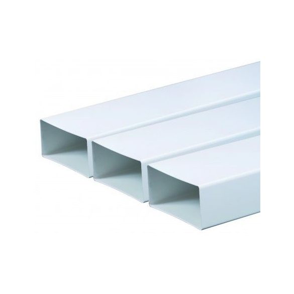 KP75-15 PVC laposcsatorna / 1,5m