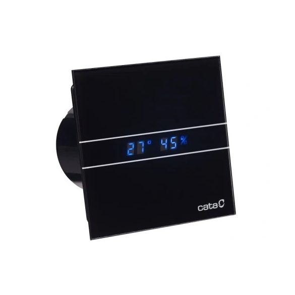 CATA E-100 GTH BK fekete ventilátor páraérzékelővel