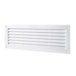 Ajtórács 368x130 fehér GP 350 (377)