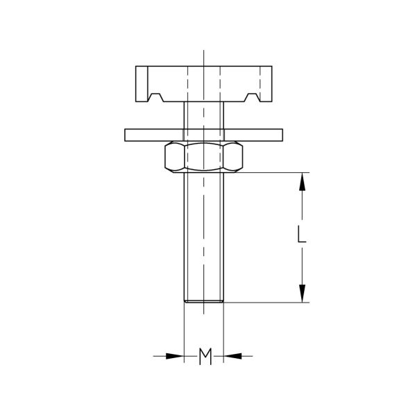 Kalapácsfejű csavar 41/M8x35 MPR (151057)