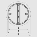 Visszacsapó szelep PZKD 100 légmentes (682)
