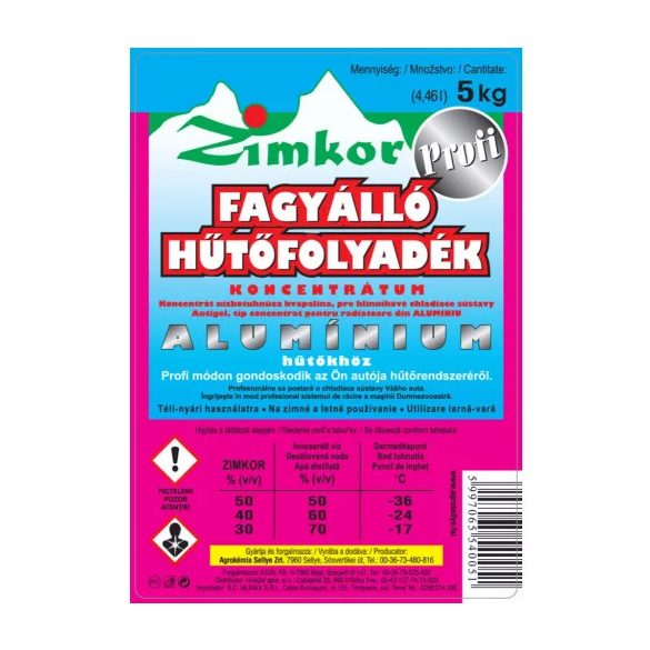 Fagyálló ZIMKOR -72C piros
