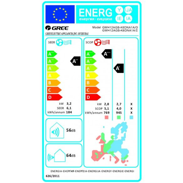 GREE Pulse 3,2 kW split klíma akciós telepítéssel