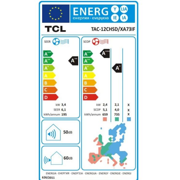 TCL Elite 3,4 kW split klíma akciós telepítéssel
