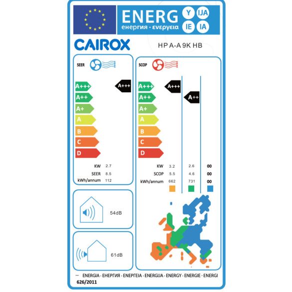 Cairox R4L-F12 Living Home Eco split klíma 3,5kW